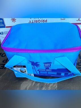 NWT Trader Joe’s Mini Insulated Blue Lunch Bag